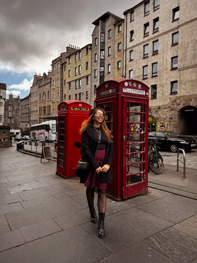Preset Edimburgo aplicado em foto de Edimburgo, Escócia